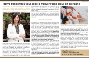 Idiliya Rencontres Agence Matrimoniale Rennes Article Hebdo Communication Sem 47 1