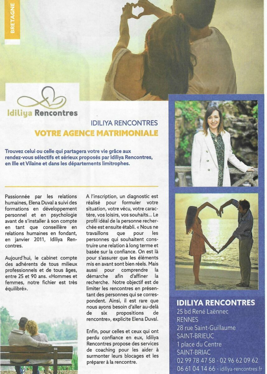 Idiliya Rencontres Agence Matrimoniale