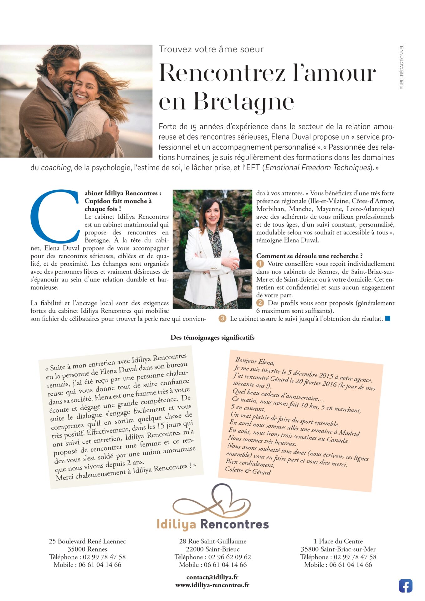 Idiliya Rencontres Vous cherchez le grand amour